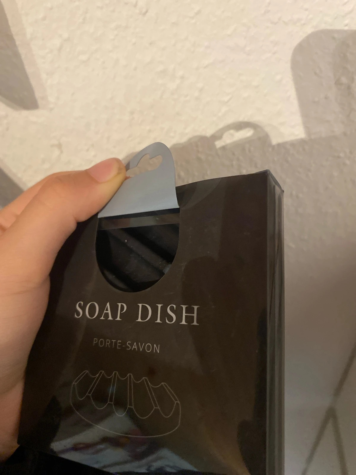 Soap dish sort sæbe holder