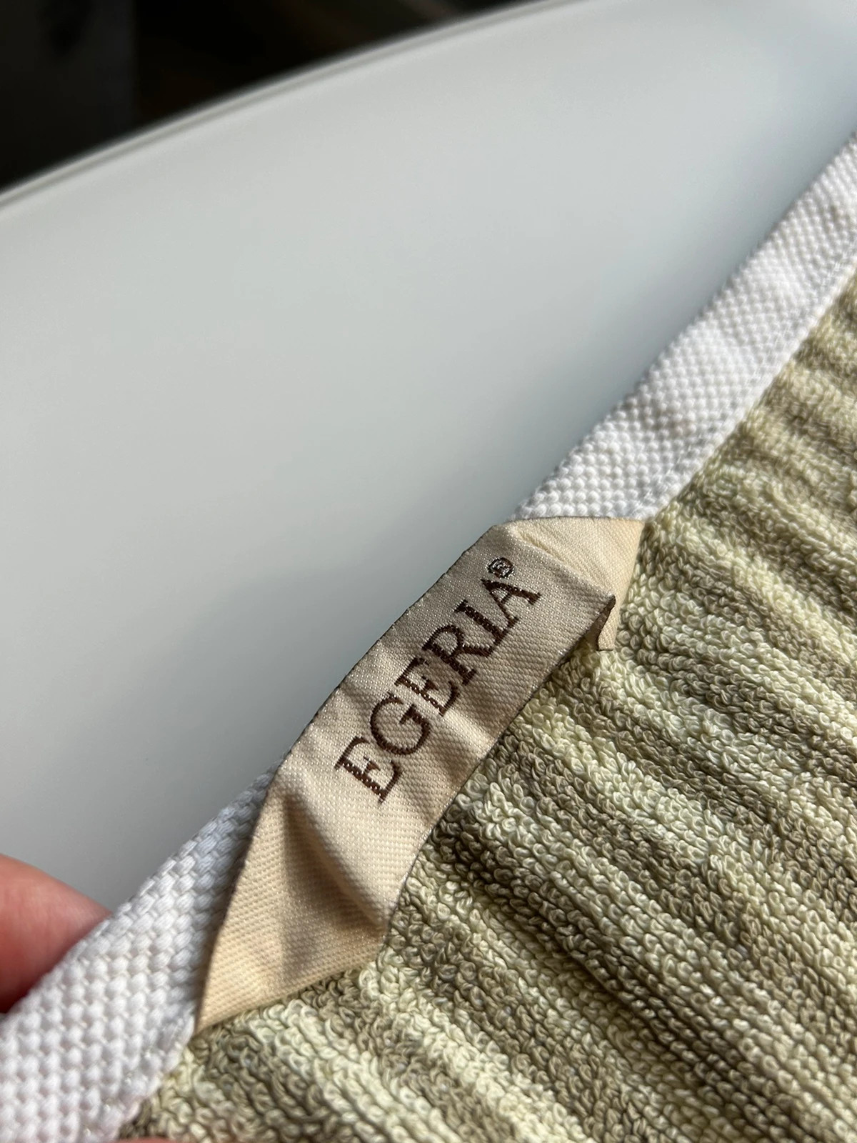 Egeria komplet ręczników nowe bez metki z bawełny organicznej