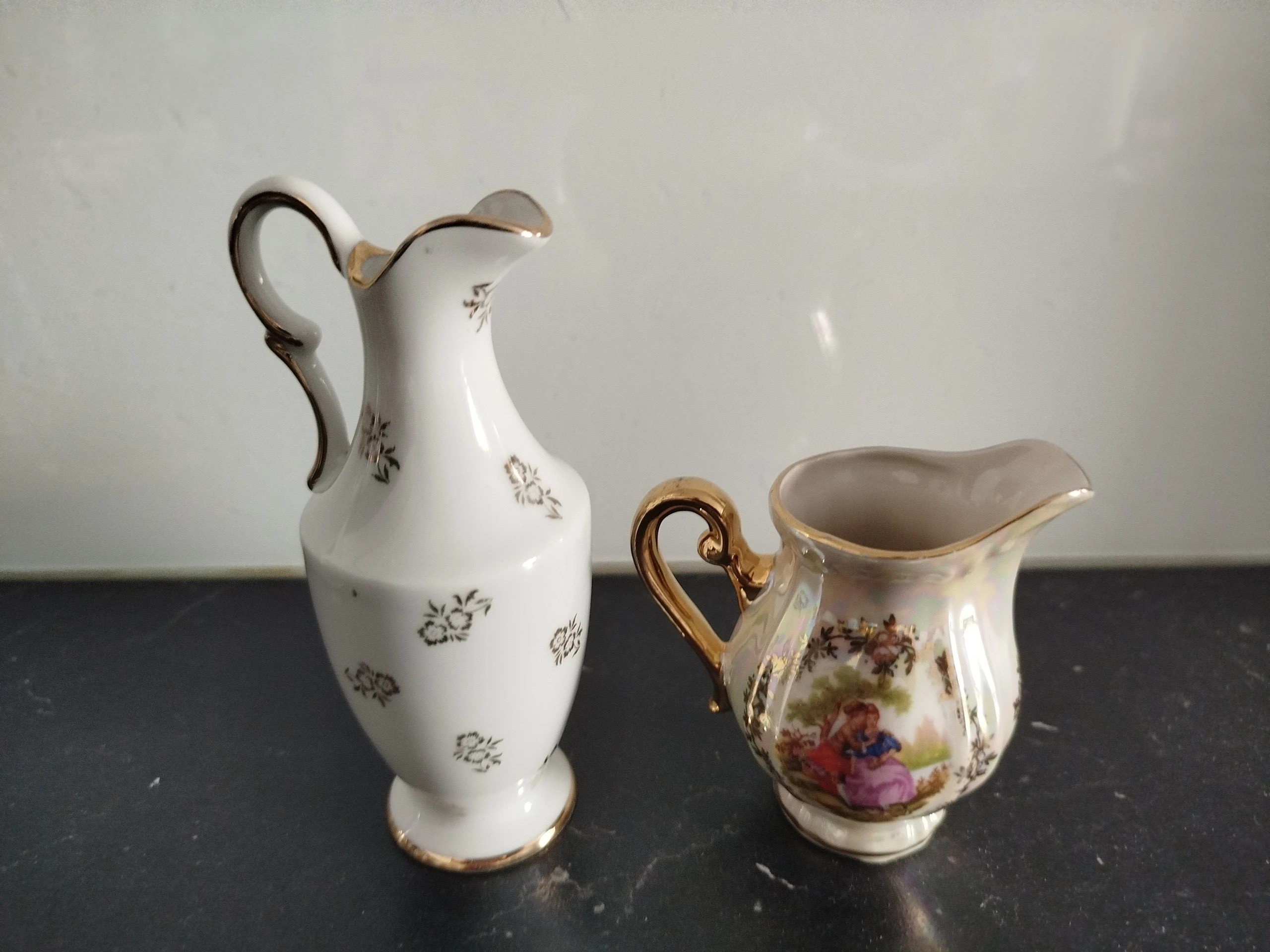 Wazon porcelana Bawaria i Wazon porcelanowy Vintage Limoges France