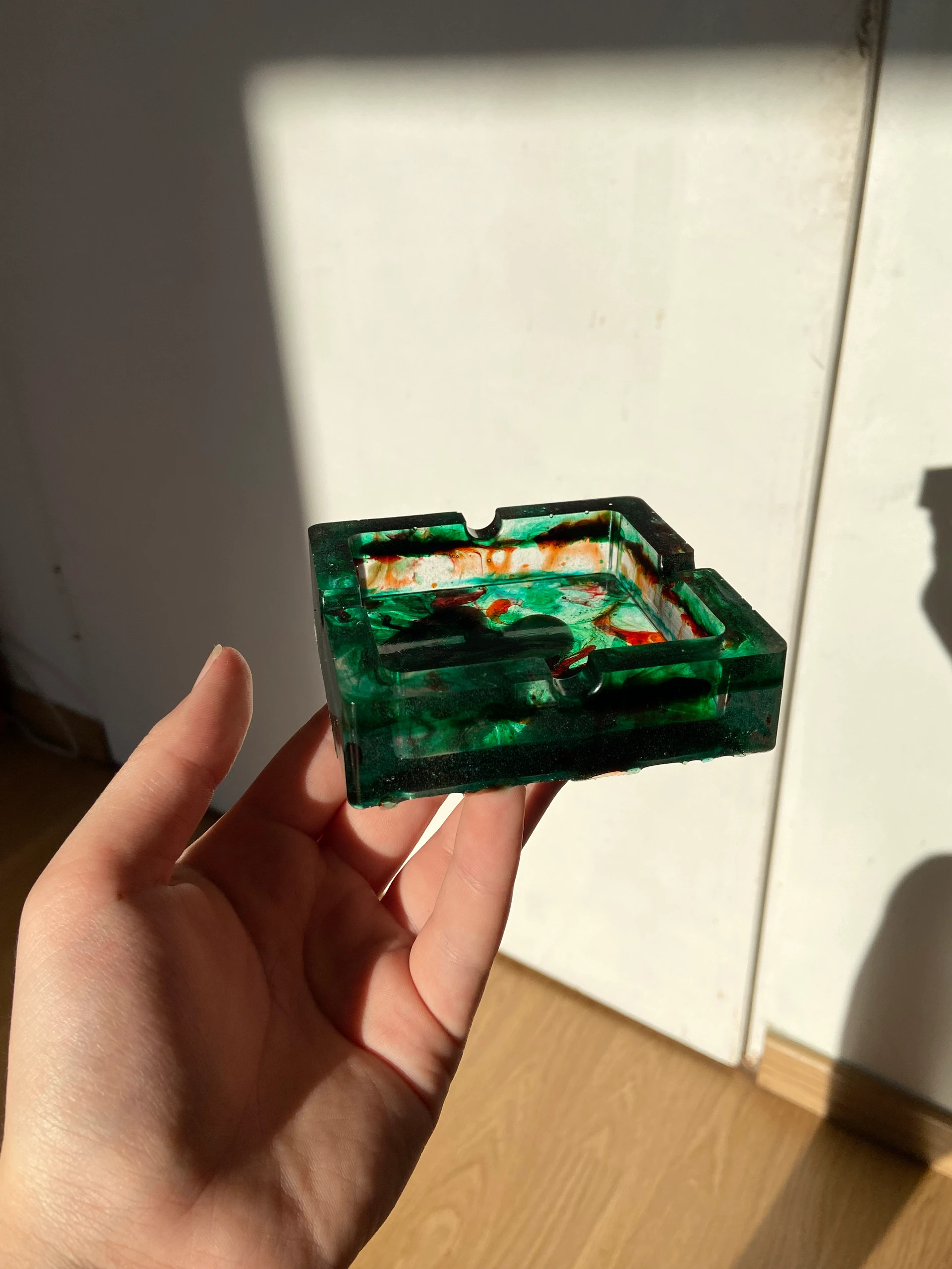 Seaweed ashtray (hand-made)