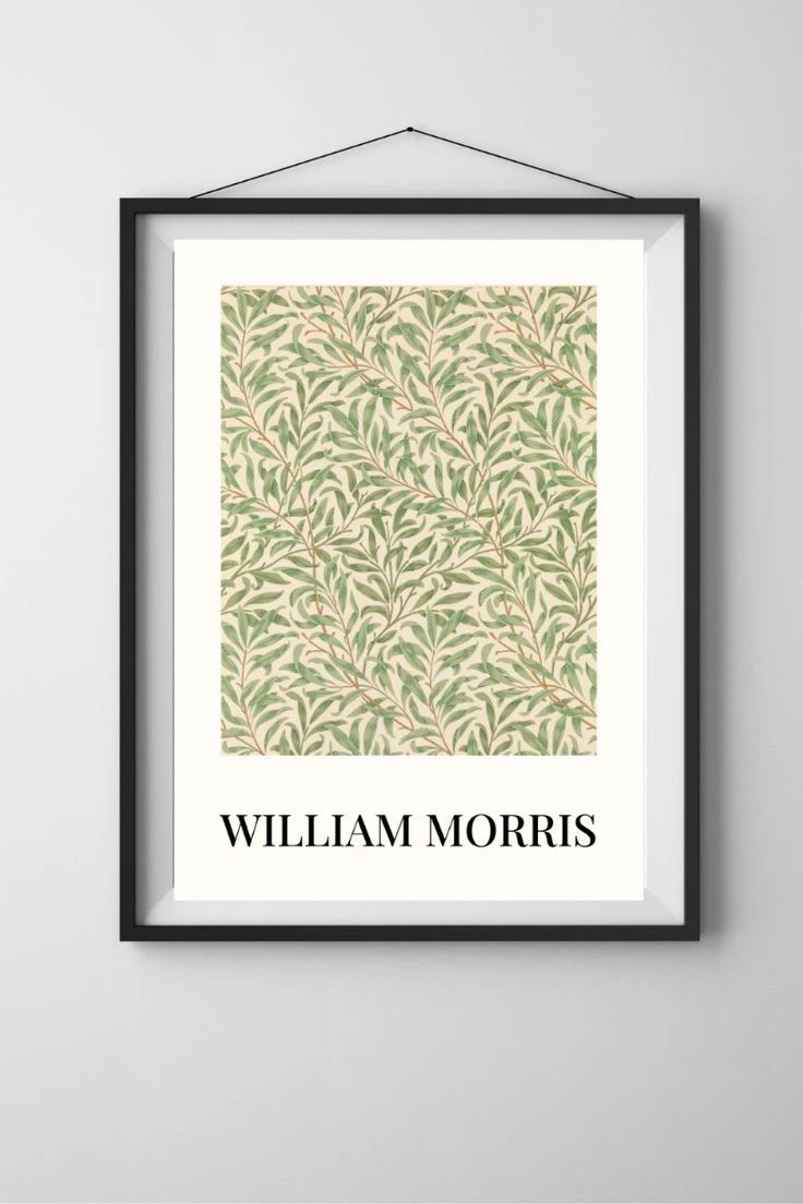 Plakat A3 William Morris - Spokój Natury we Wzorze „Willow”