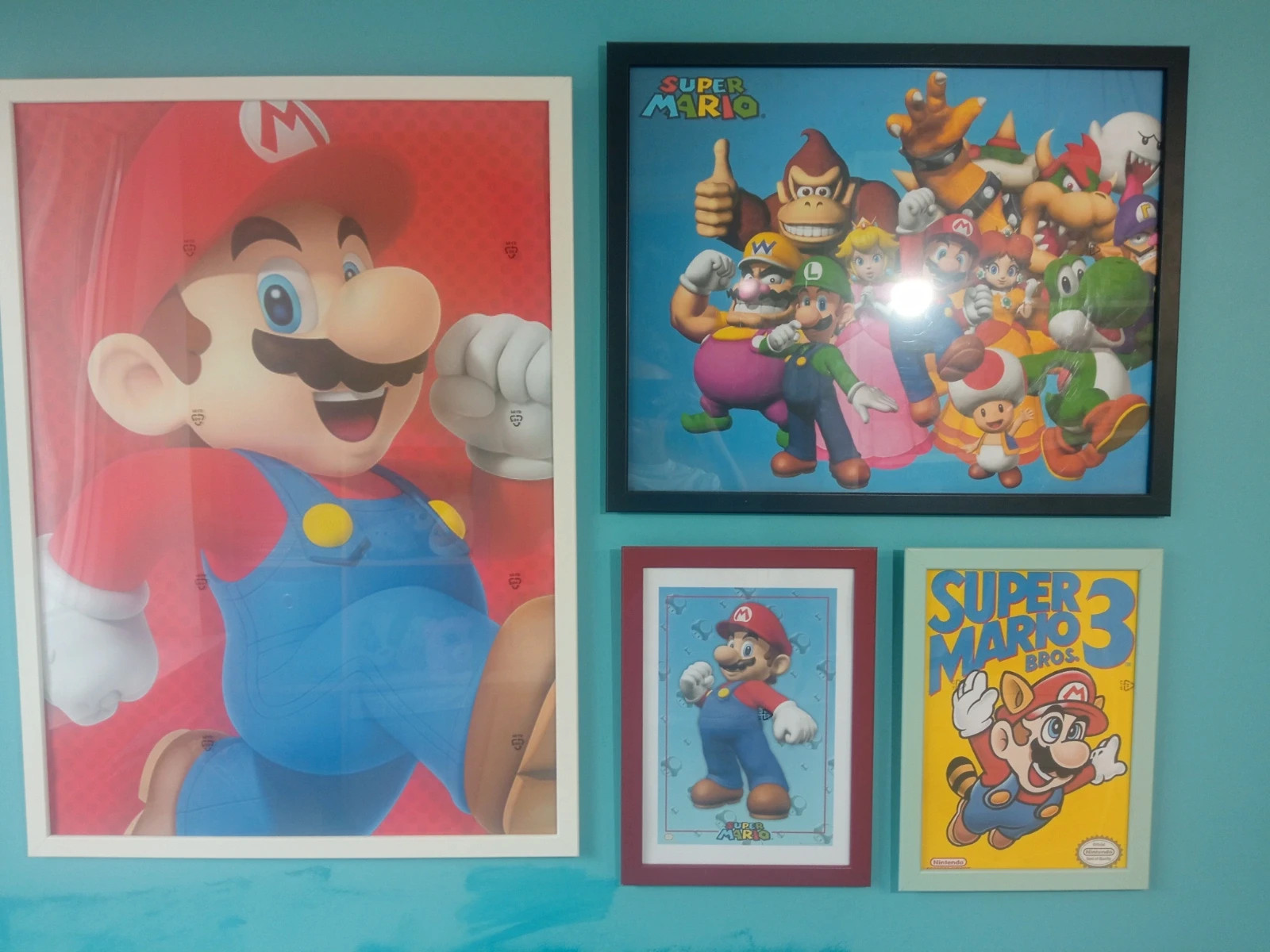 Ramki z plakatami Super  Mario 50*70 i inne