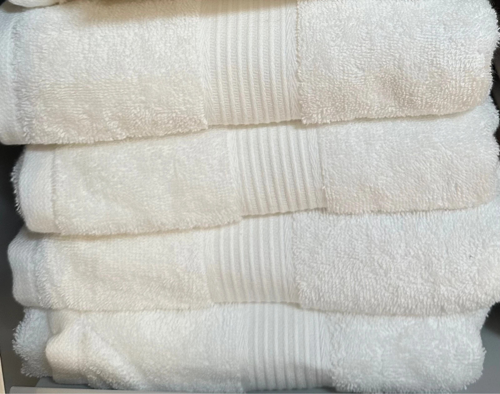 Ręczniki kąpielowe komplet 2 Jysk szt bawełniany nowy biały