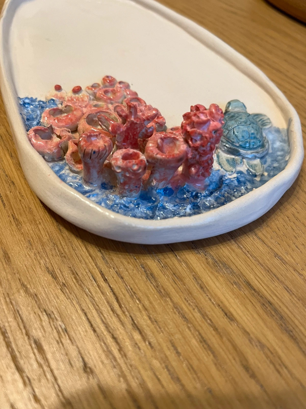 Podstawka ceramiczna morska