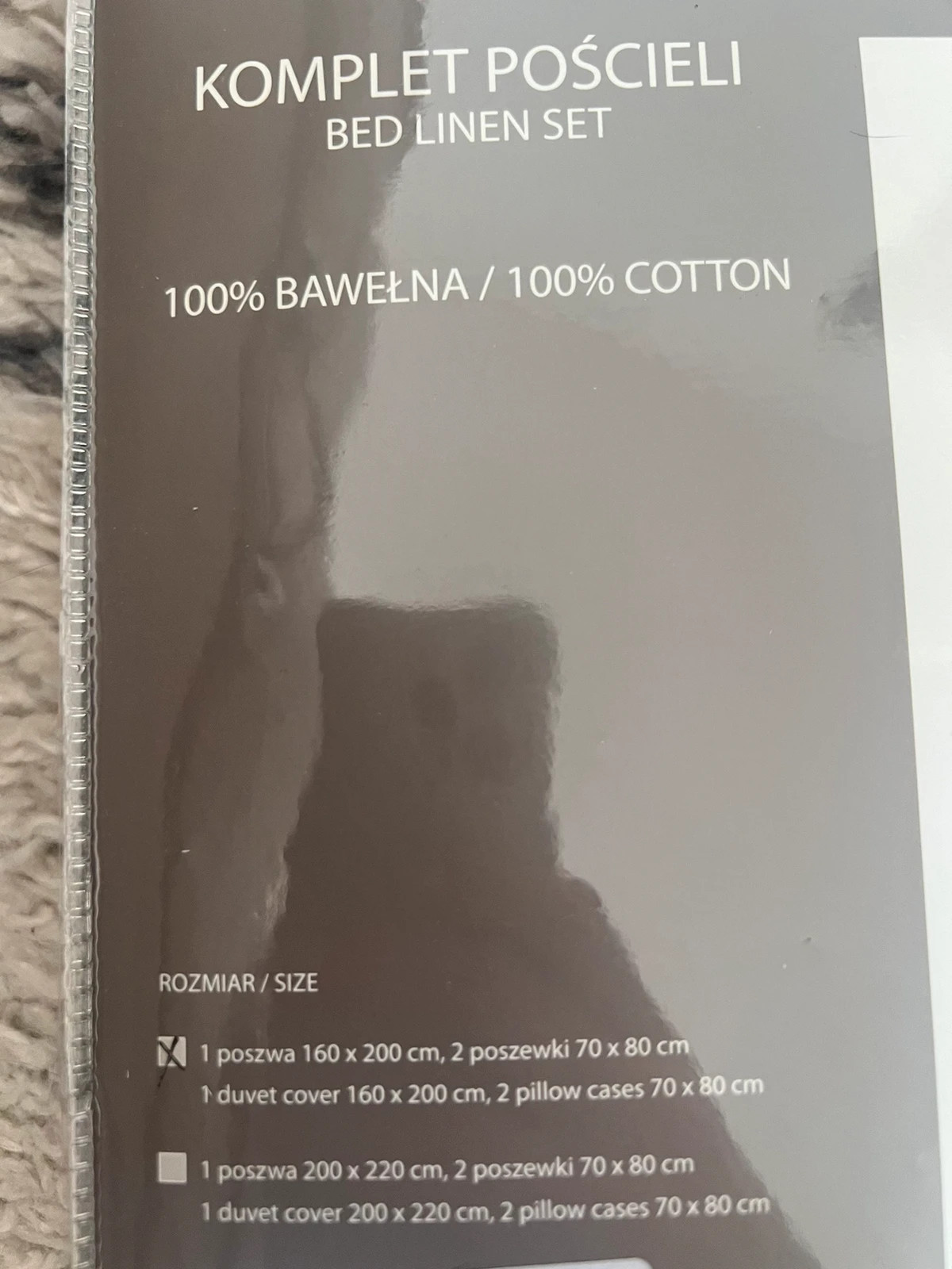 Komplet pościeli satynowej 100% bawełna HomeYou