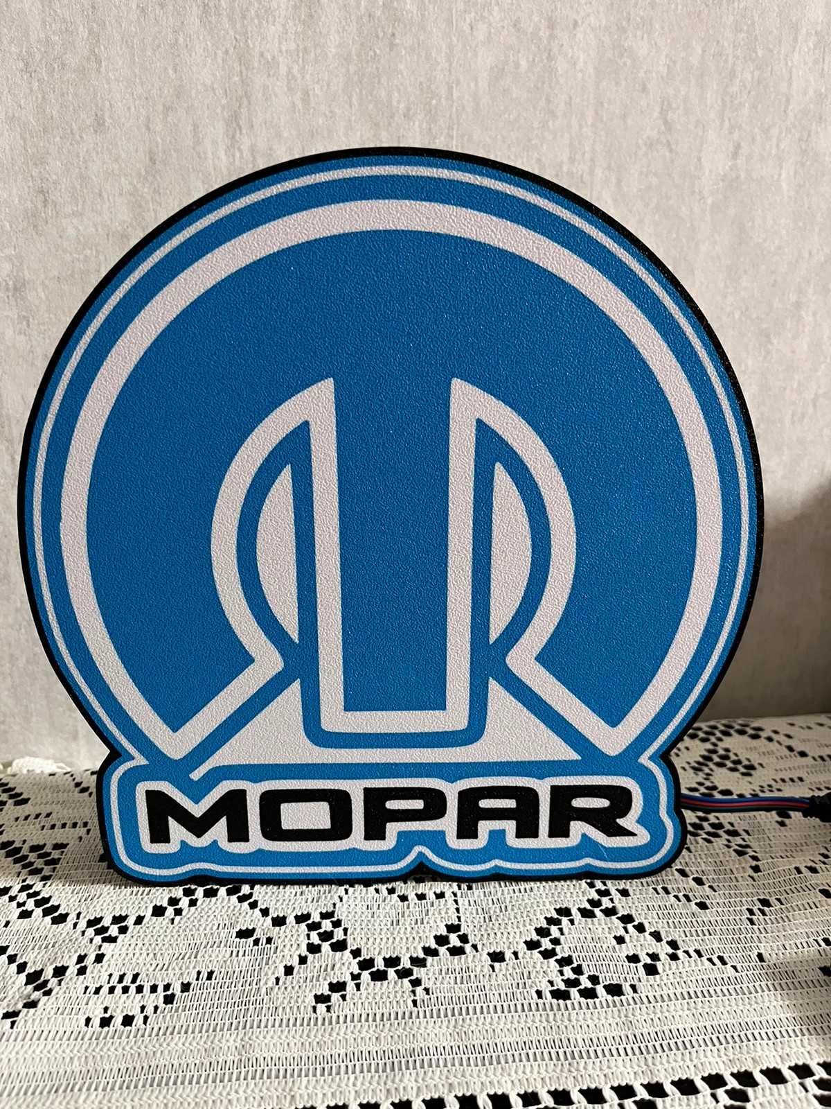 Mopar lightbox/ljuslåda/lampa med rgb belysning