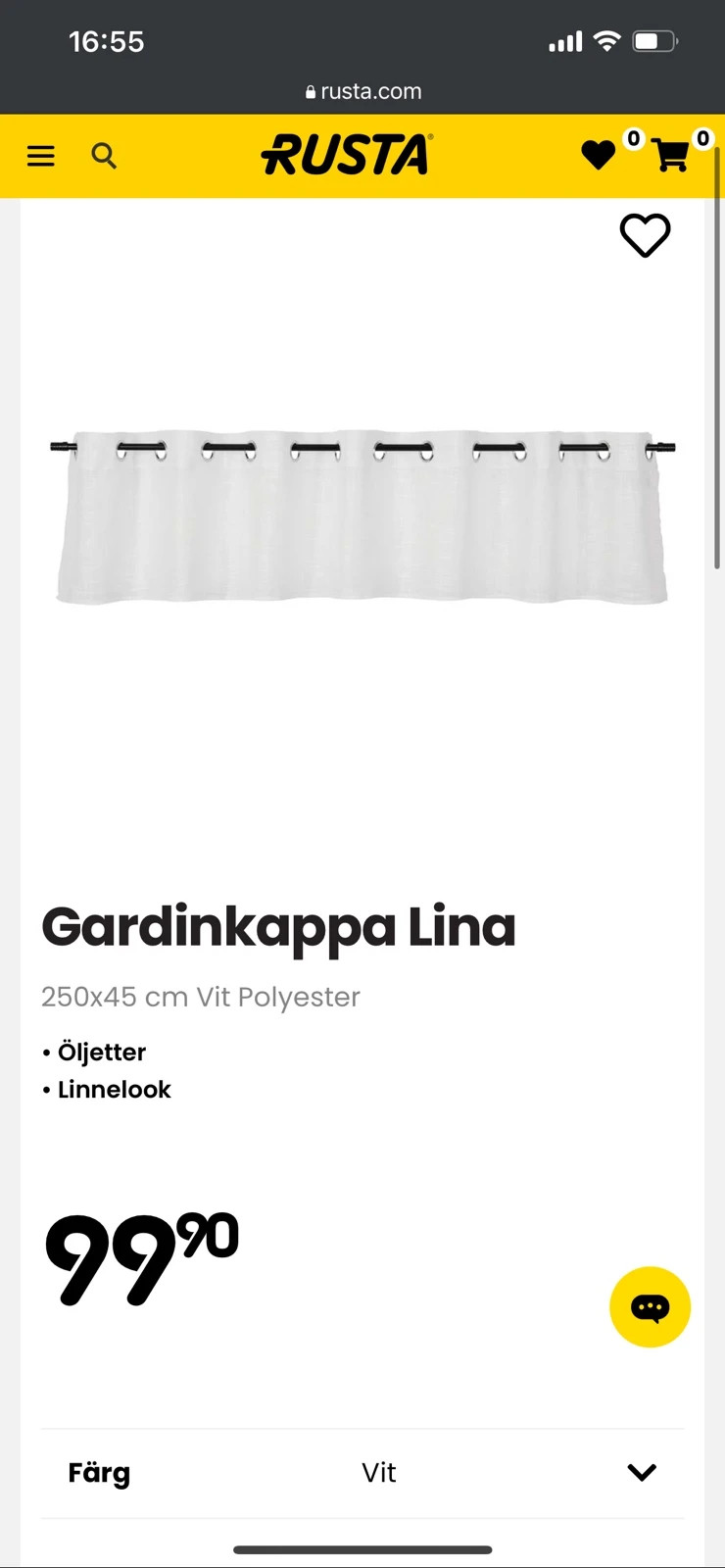 Gardinkappa grön