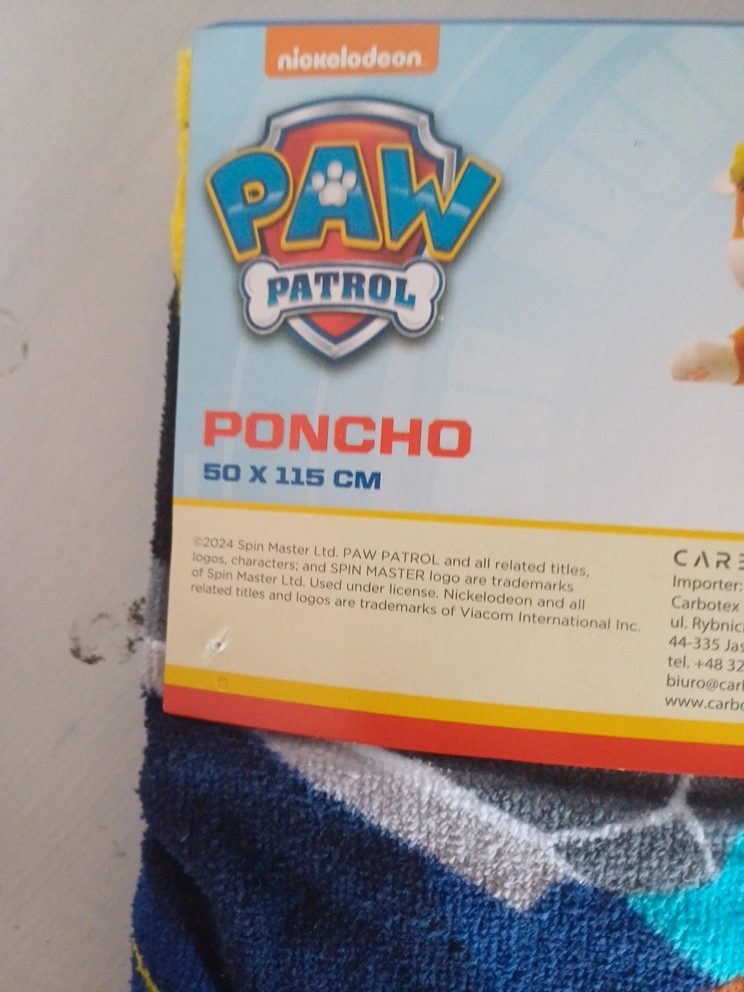 Poncho paw patrol