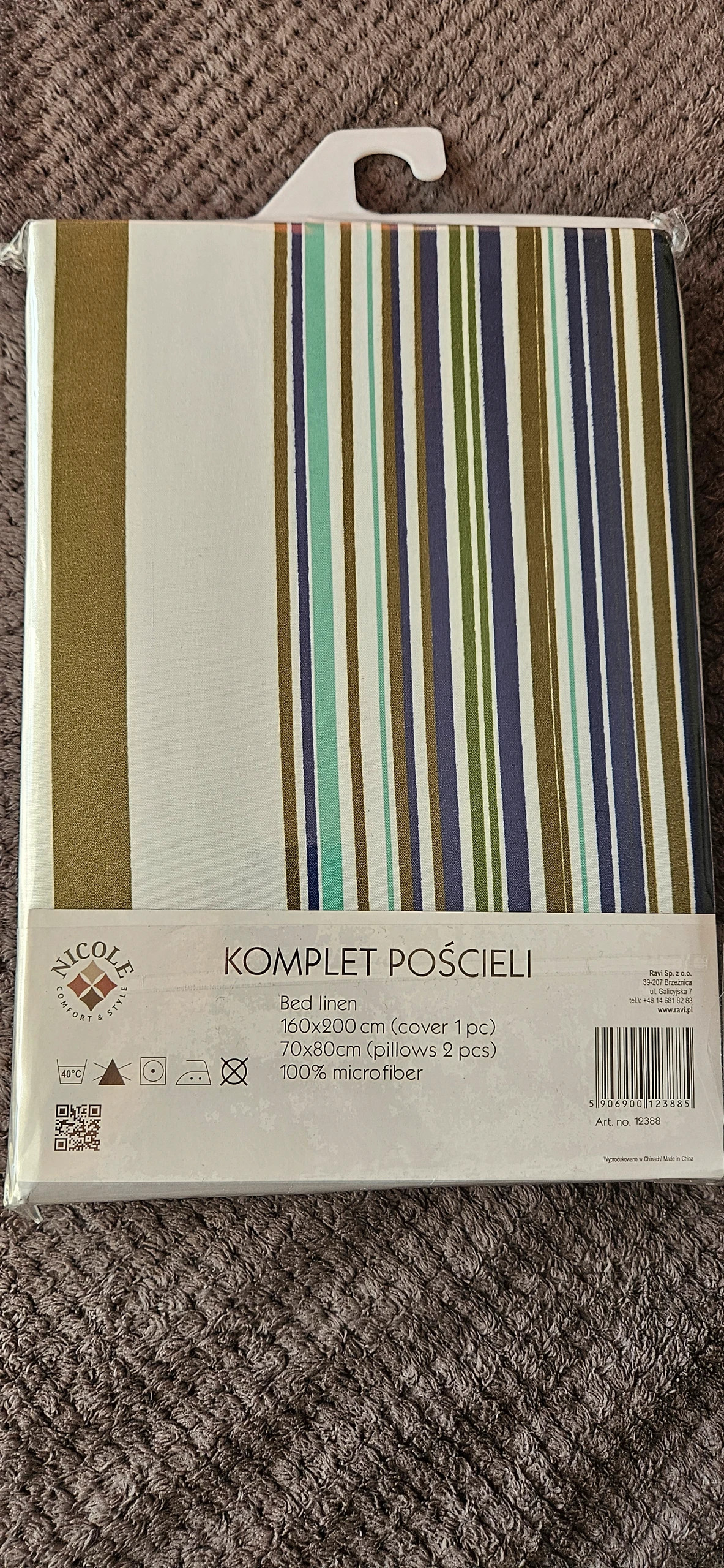 Komplet pościeli z mikrofibry art12388 Nicole