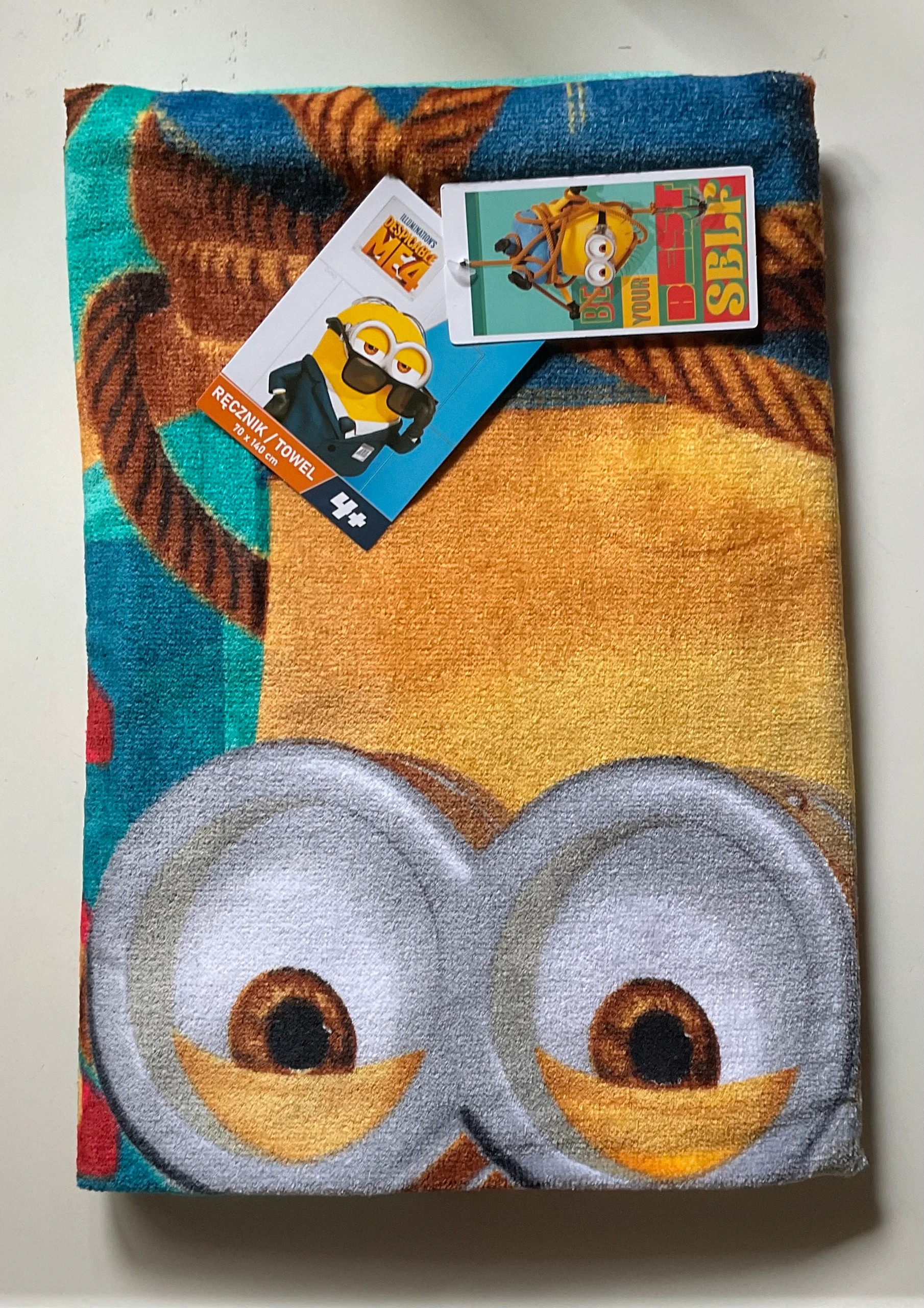 Minionki Ręcznik Dziecięcy 70x140cm 100% bawełna