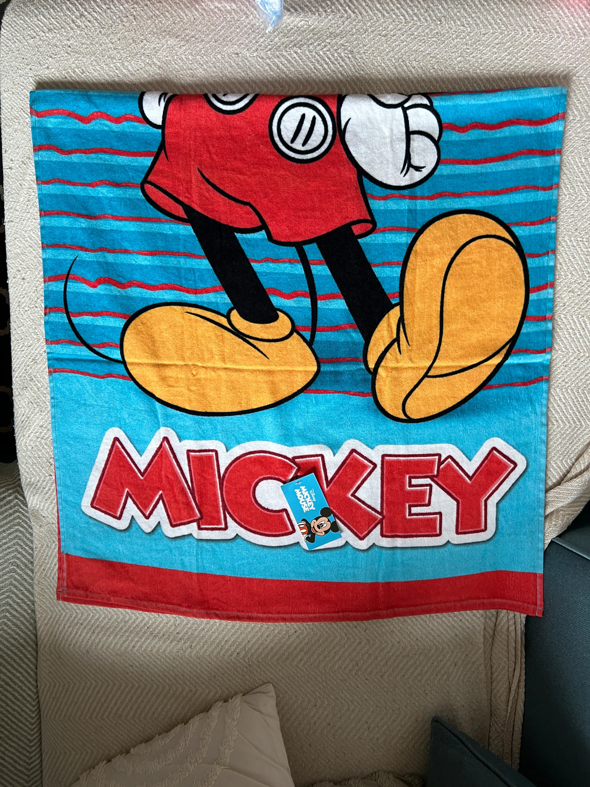 Ręcznik dziecięcy 70x140 cm bawełna Myszka Mickey