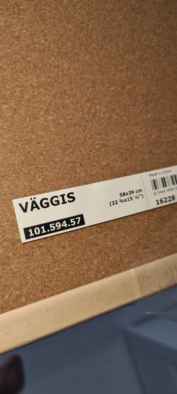 Anslagstavla väggis Från Ikea