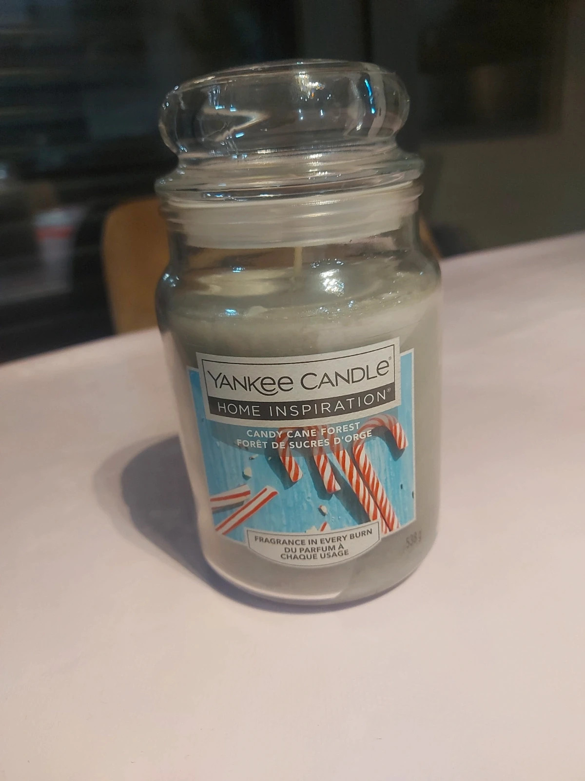 Świeca yankee candle candy cane Forest duża 538g