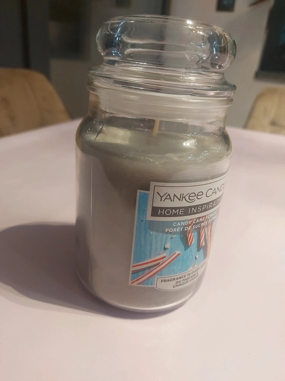 Świeca yankee candle candy cane Forest duża 538g