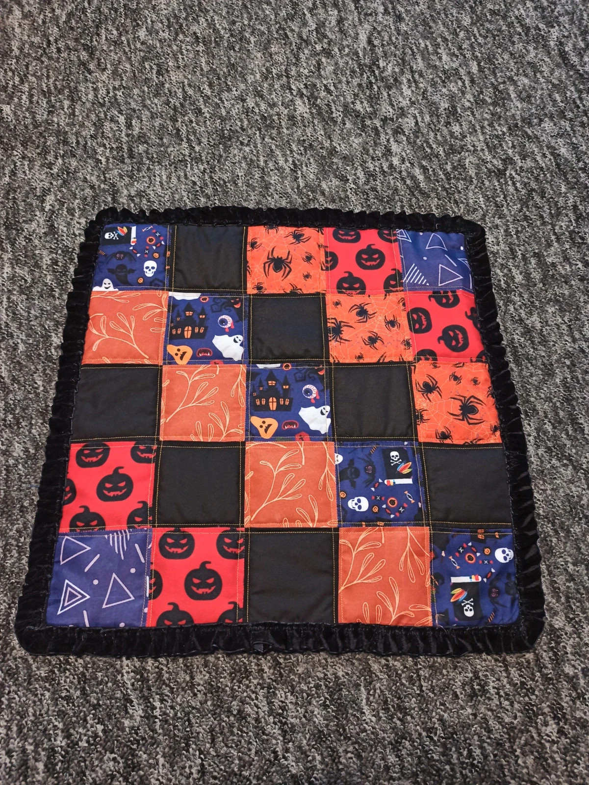 Poszewka na Jaśka Halloween Patchwork Handmade