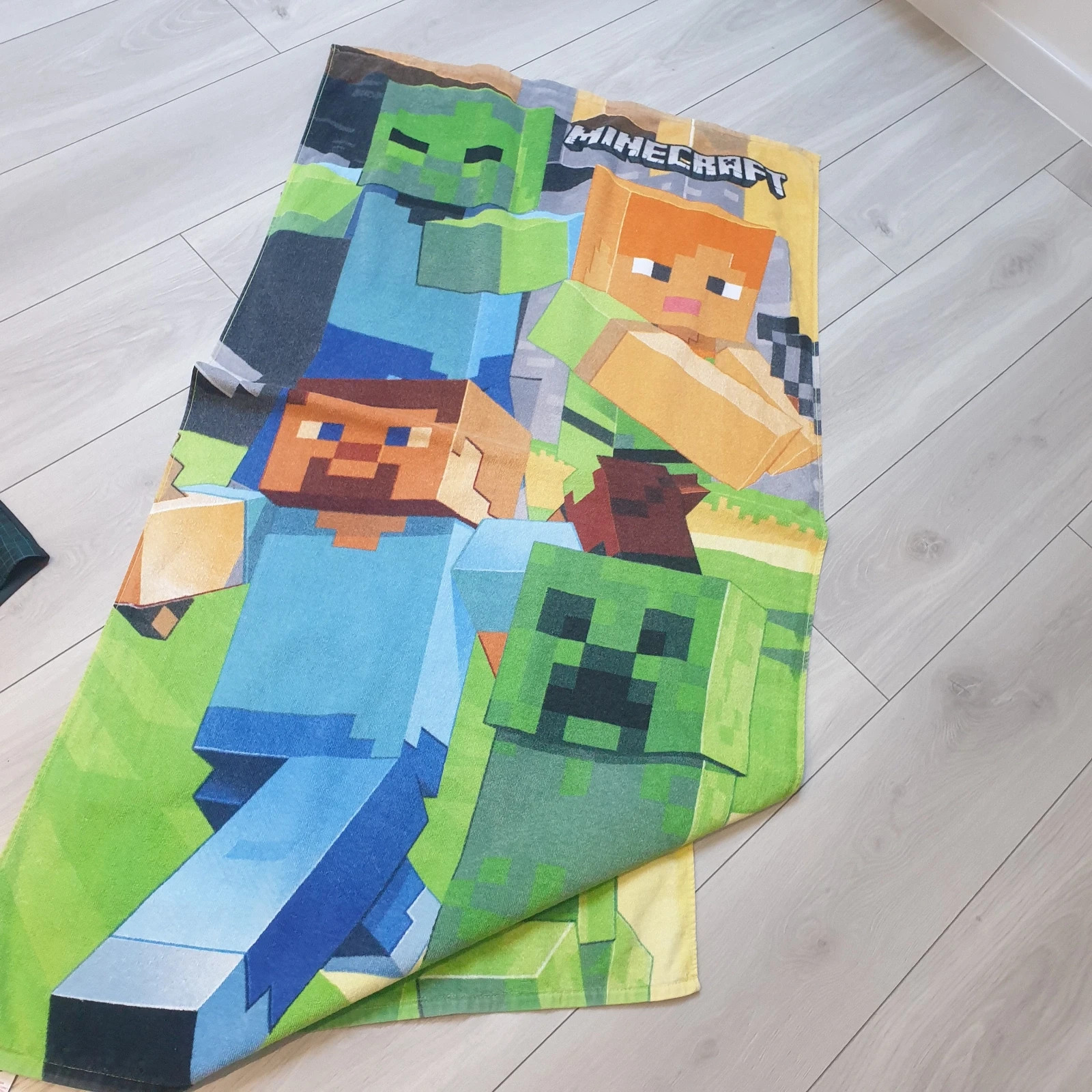 Ręcznik plażowy dla chłopca minecraft