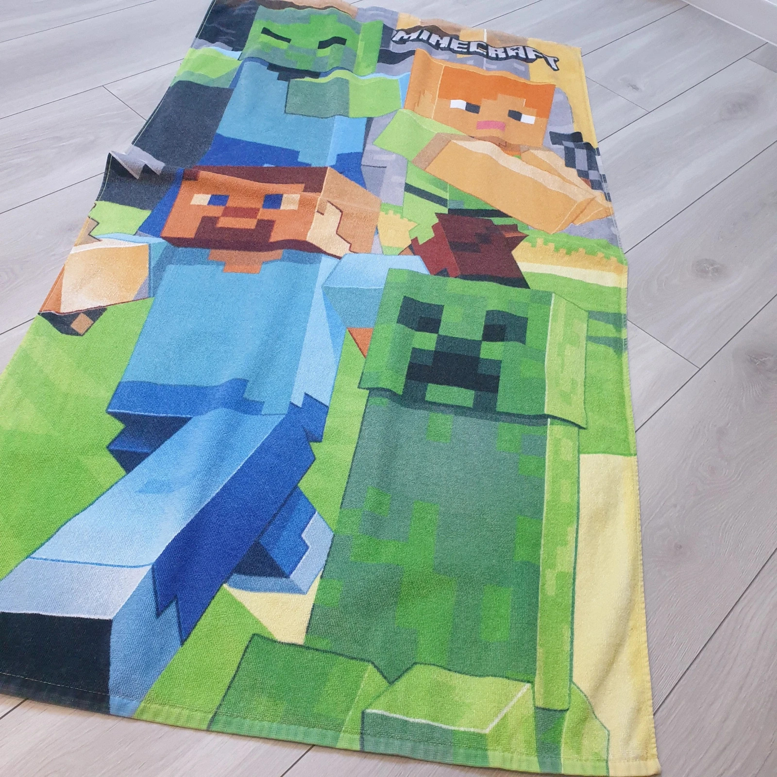 Ręcznik plażowy dla chłopca minecraft