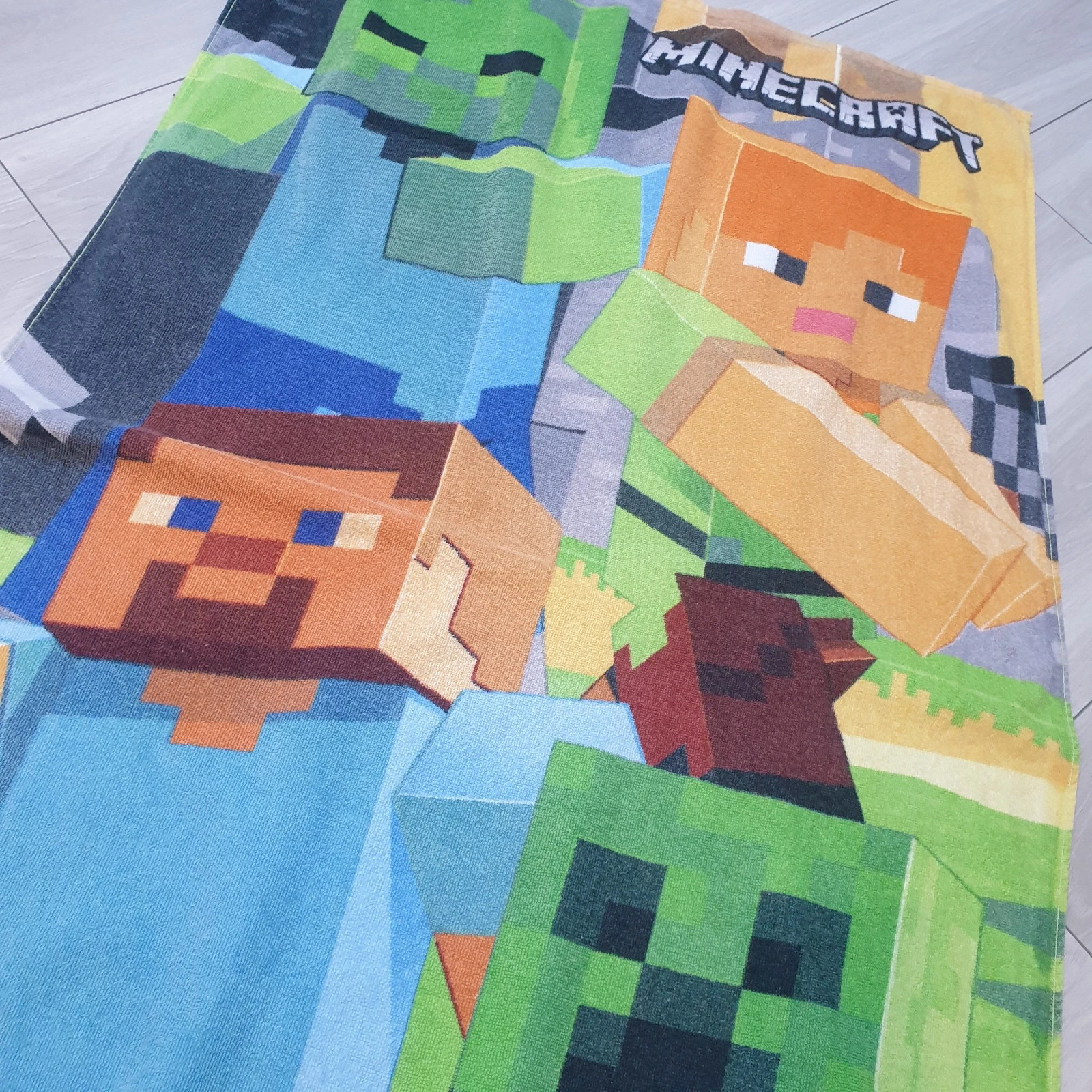 Ręcznik plażowy dla chłopca minecraft