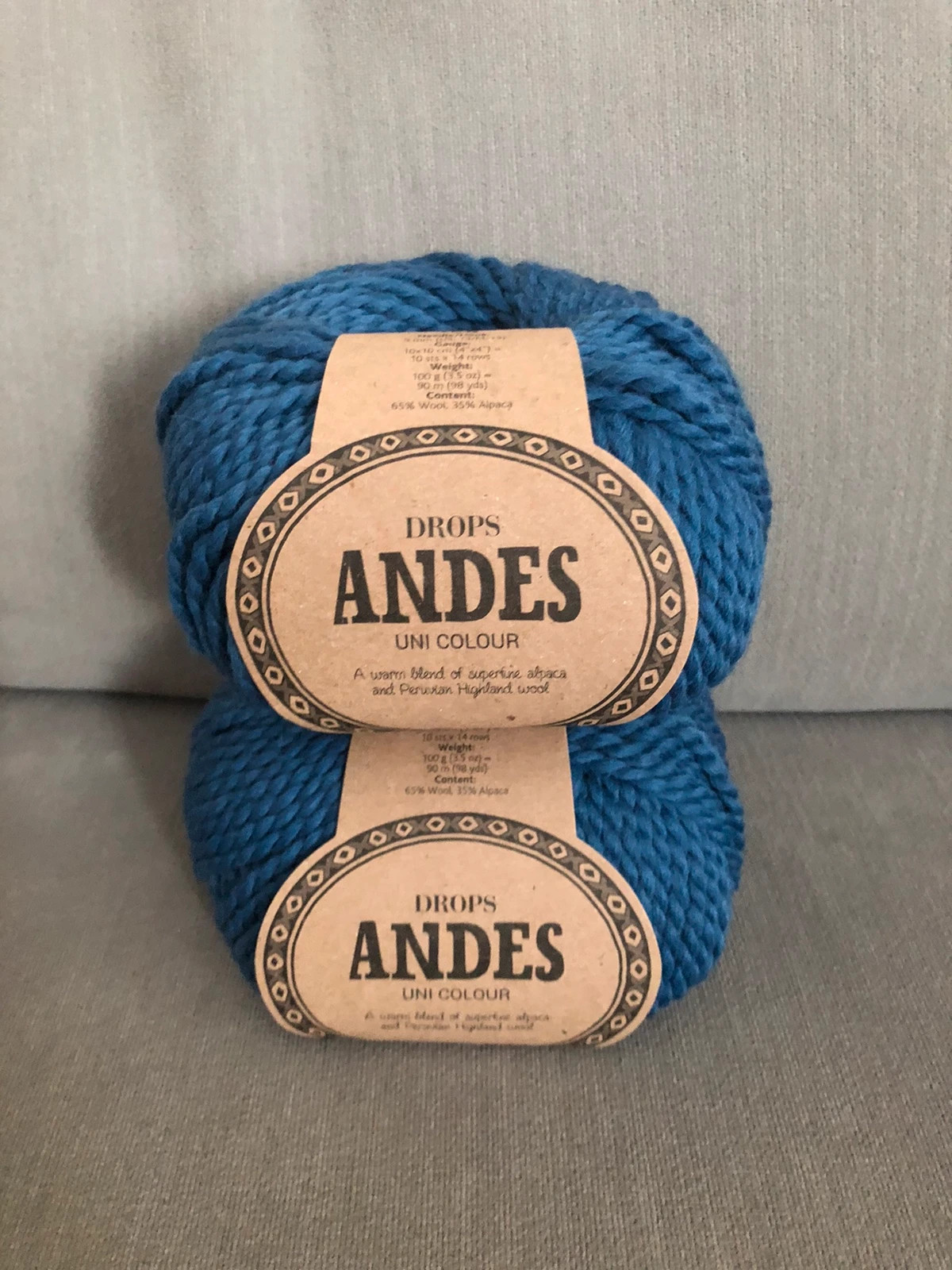 Drops Andes 65% wełny 35% alpaca 9 motkow