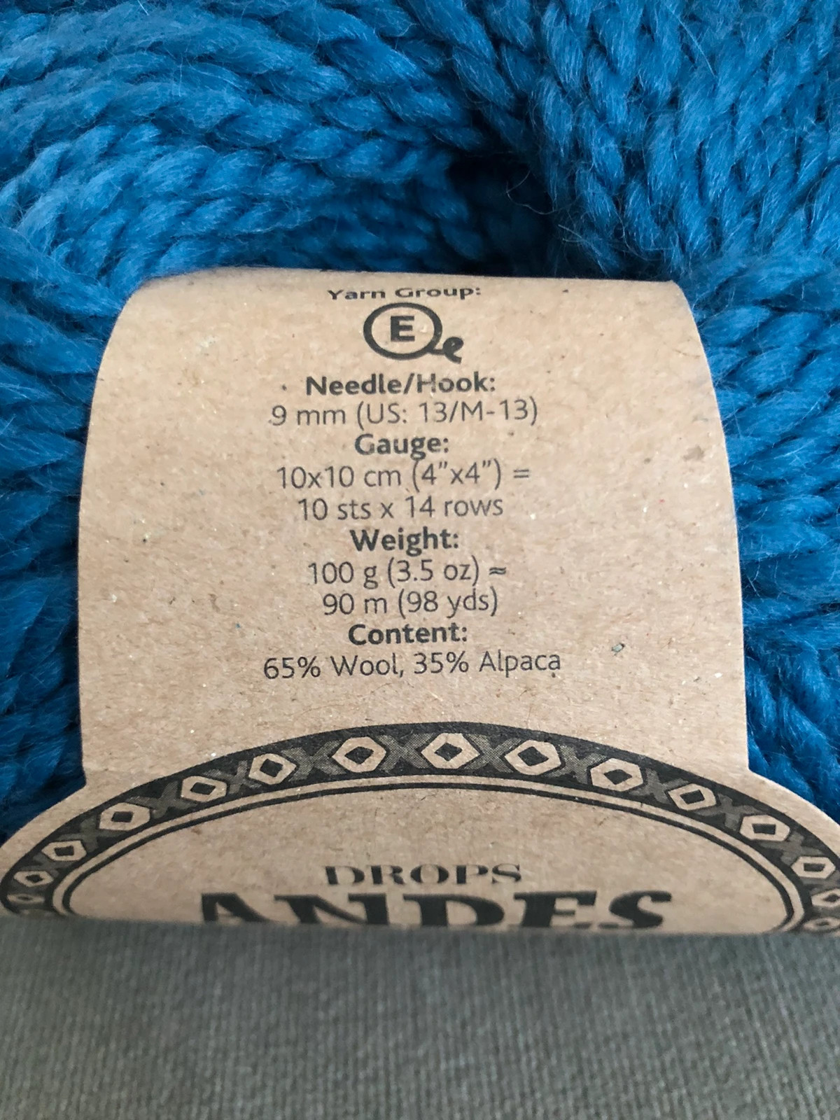 Drops Andes 65% wełny 35% alpaca 9 motkow