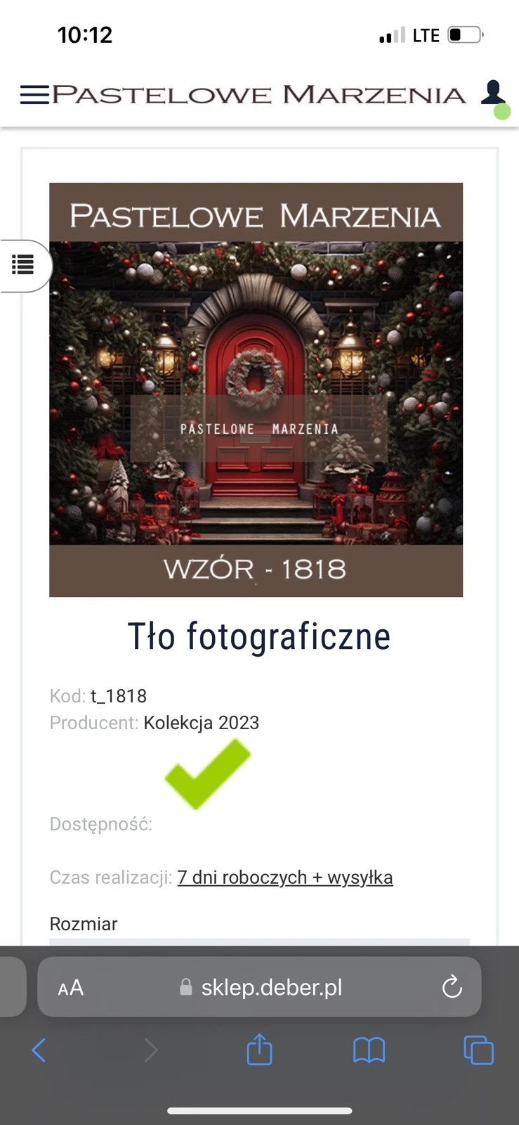 Tło fotograficzne świąteczne 250x250