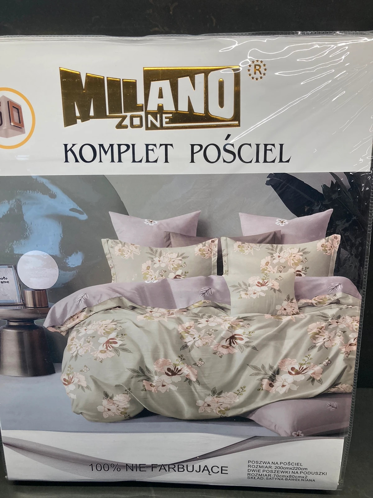 Uroczy komplet pościeli Milano 200x220