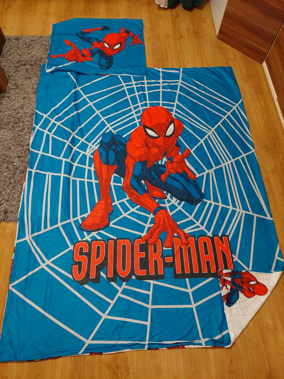 Komplet pościeli 160x200+70x80 cm Spider-Man