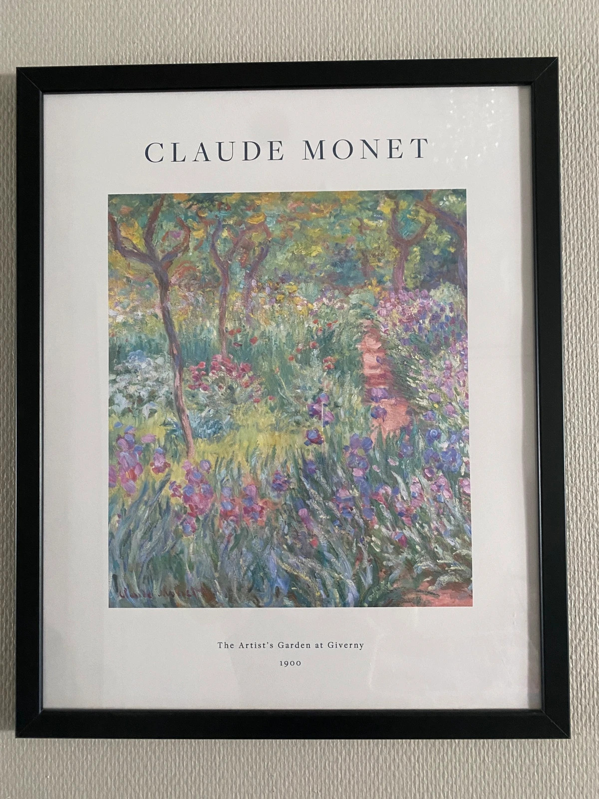 Juliste 40x50cm Monet - The Artist's Garden at Giverny