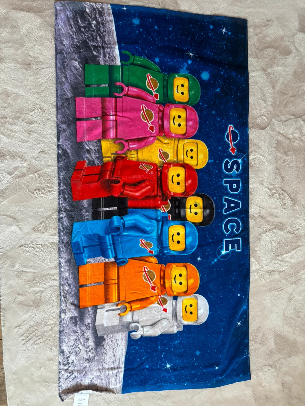 Lego space handdukar