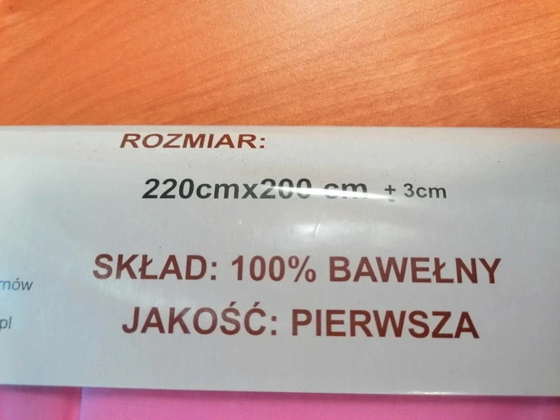 Prześcieradło 100% bawełna 200x220 cm Agnes