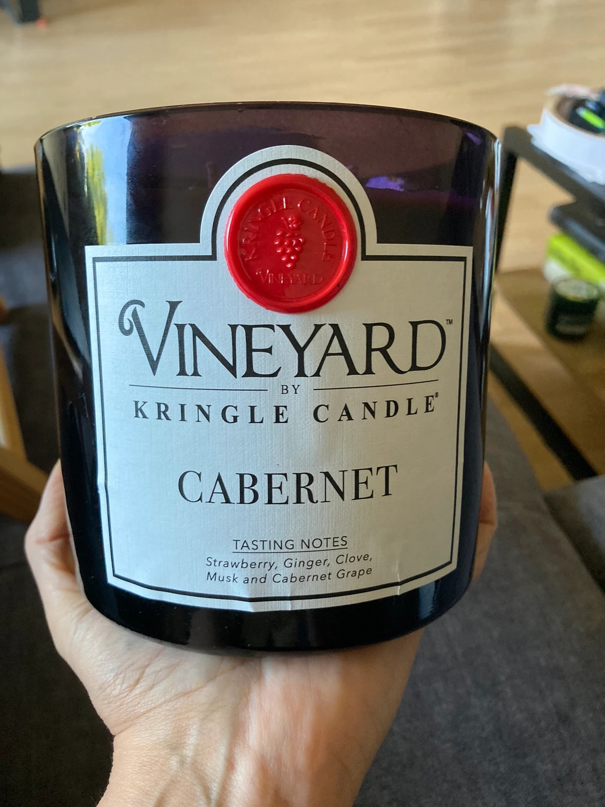 Vineyard Kringle Candle Cabernet