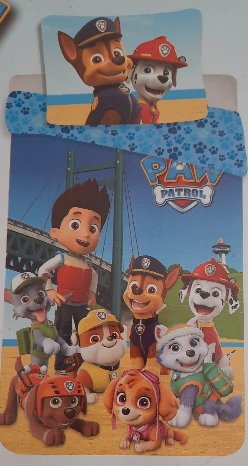 Pościel Psi Patrol, Paw Patrol 160x200 cm