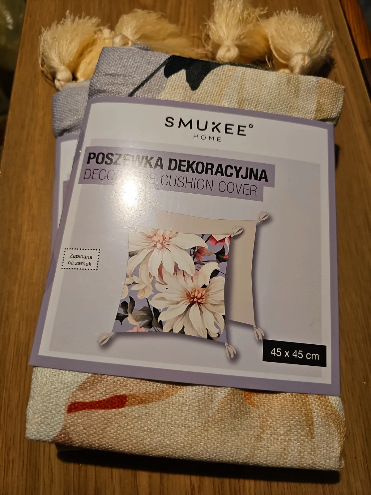 Smukee home poszewka dekoracyjna 45x45cm 2szt nowa