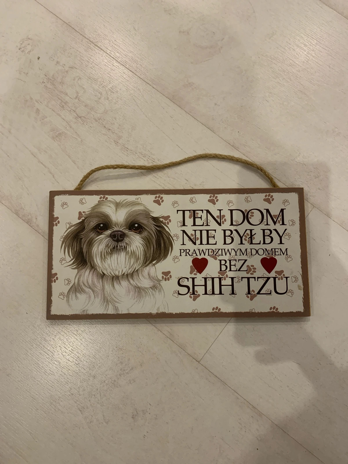 tabliczka shih tzu