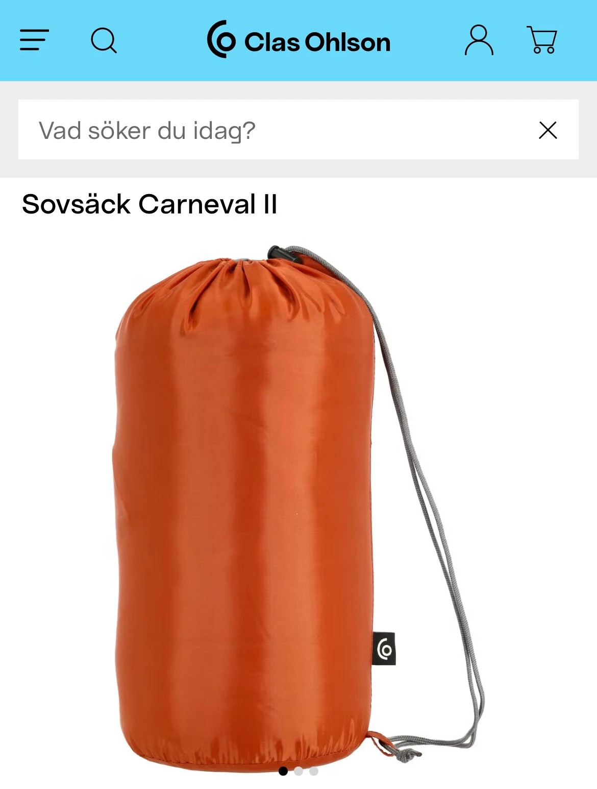 Tunnare sovsäck Carneval II