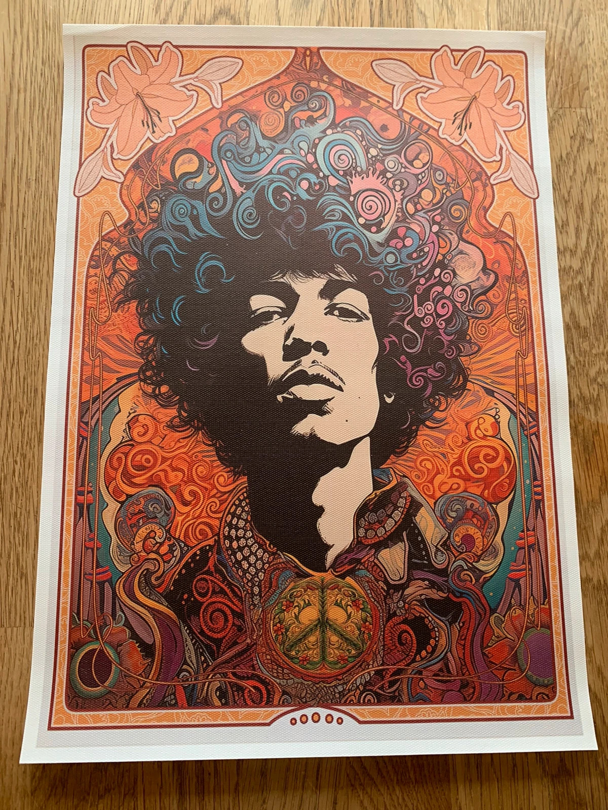 Jimi Hendrix Canvasduk