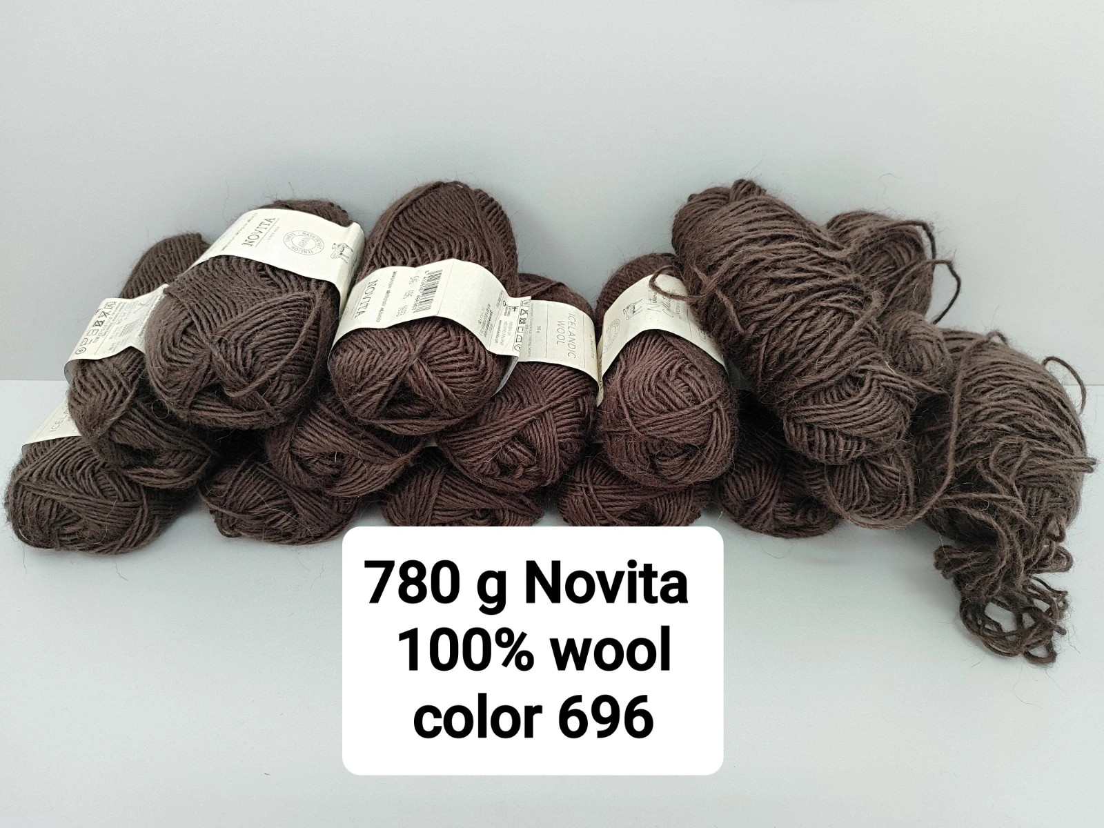 Novita 100% wool 780 g Icelandic wool