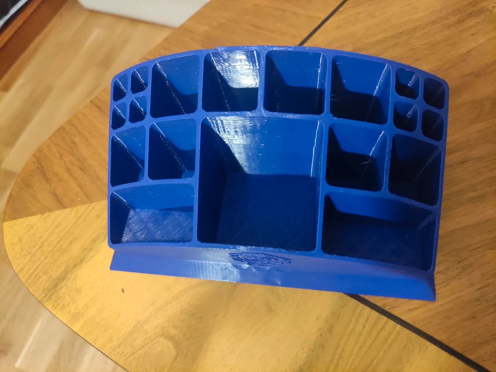 3D Printed Purple Makeup Organizer