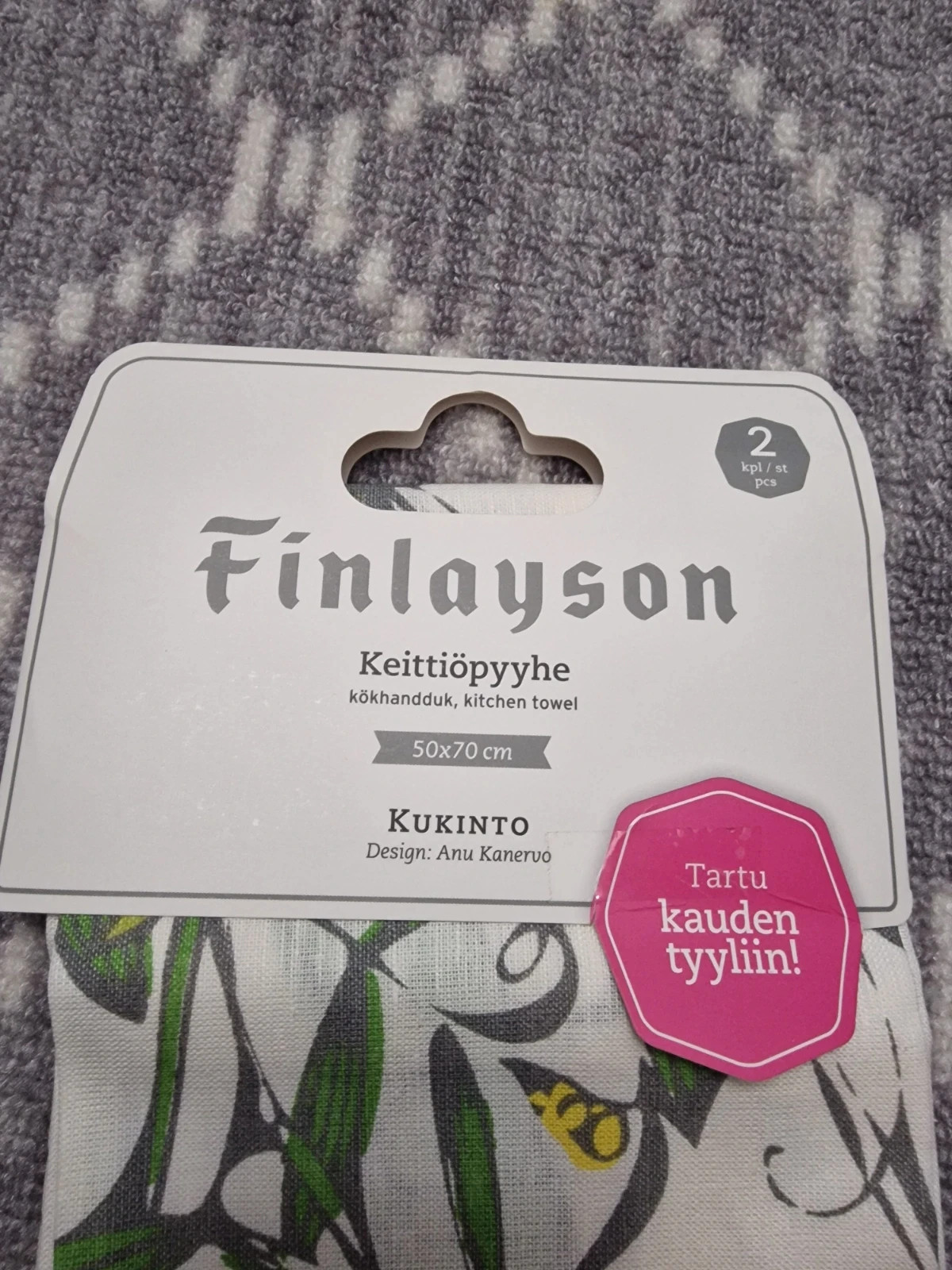 Finlayson keittiöpyyhe 2kpl