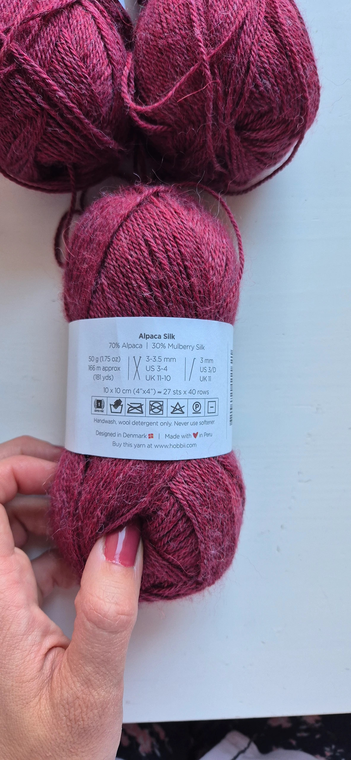 Włóczka Alpaca silk hobbii