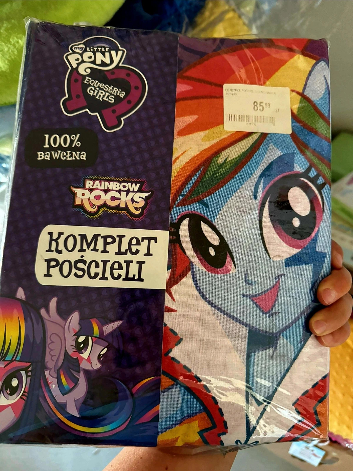 Pościel RainbowRocks My Little Pony  nowa  1600x200 70x80