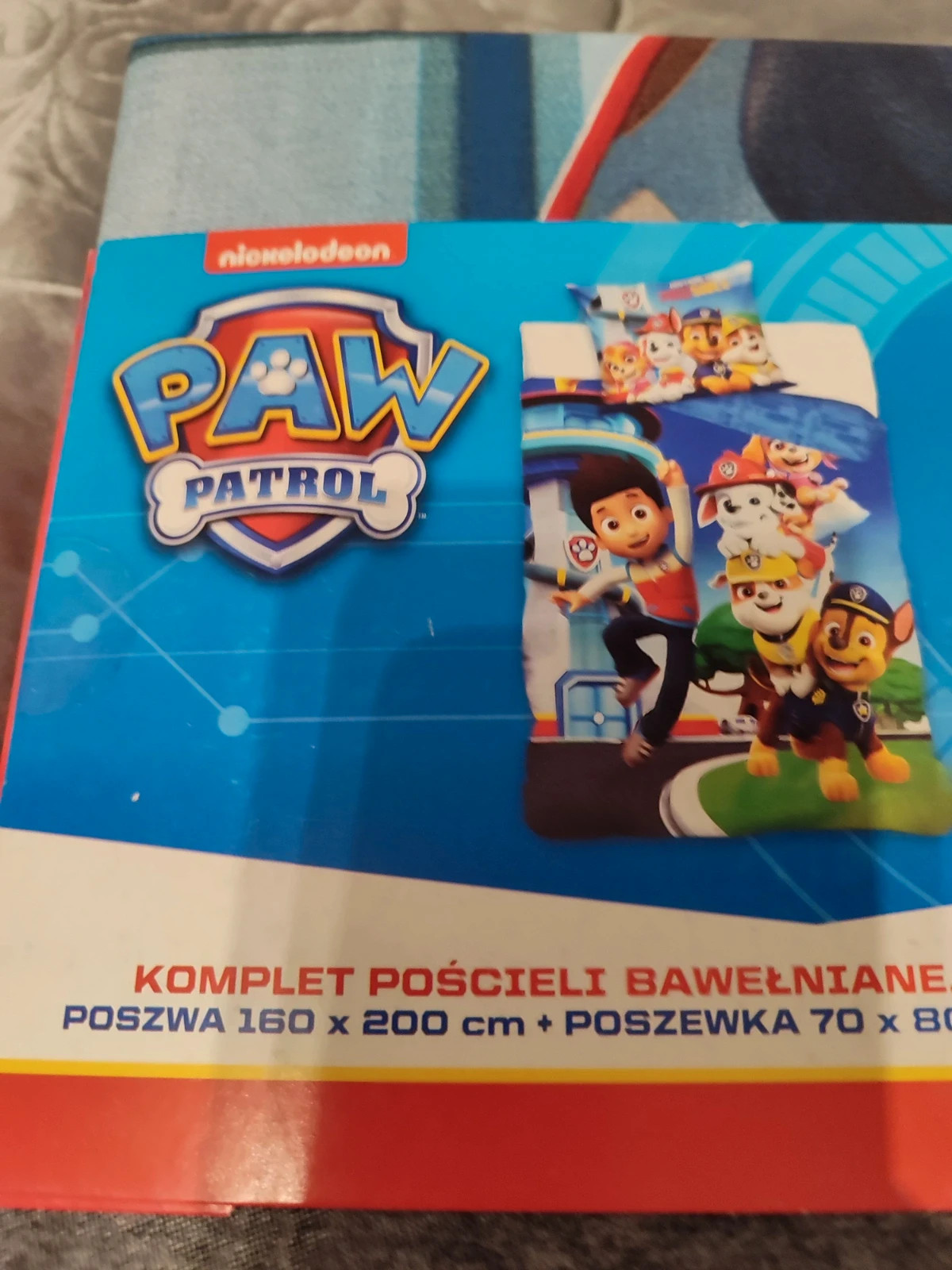 Komplet Pościeli Psi Patrol 160x200