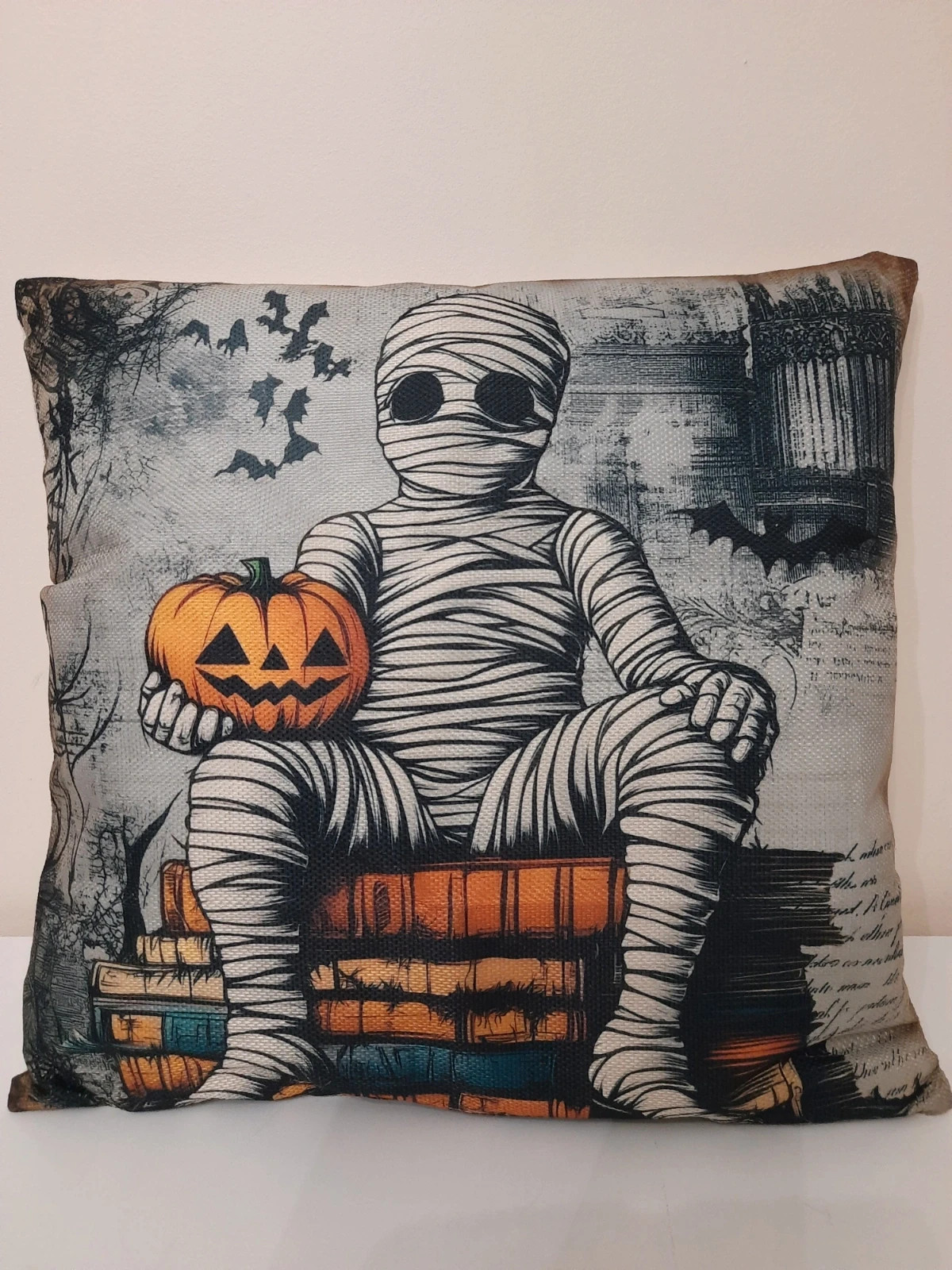 2 poszewki na poduszkę 45x45  Hallowenn