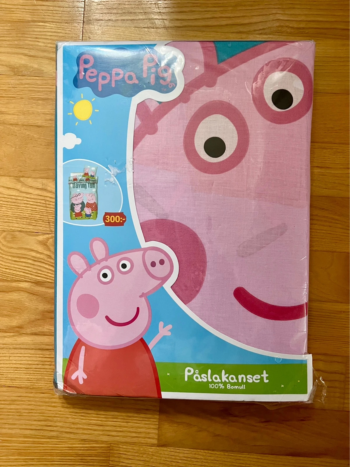 Sängkläder med Greta gris/ Peppa pig