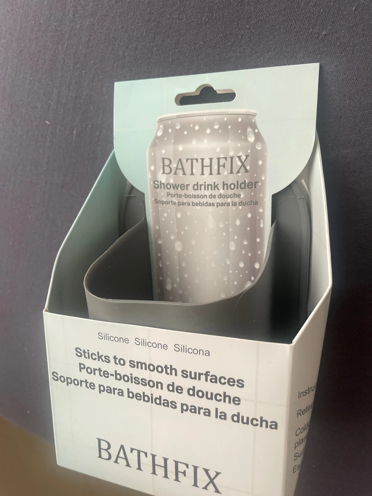 Bathfix shower drink holder