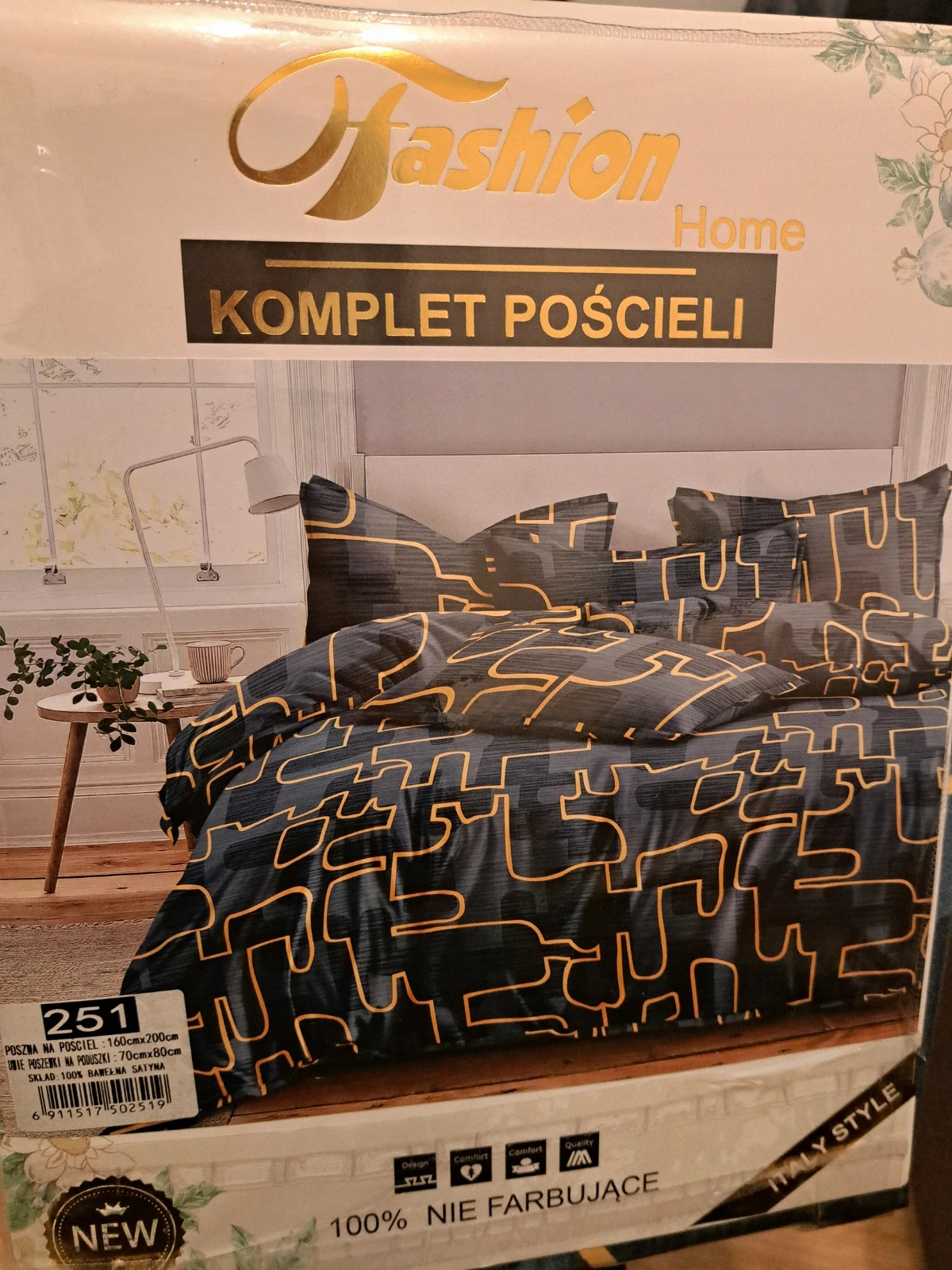 Komplet pościeli we wzory 160x200