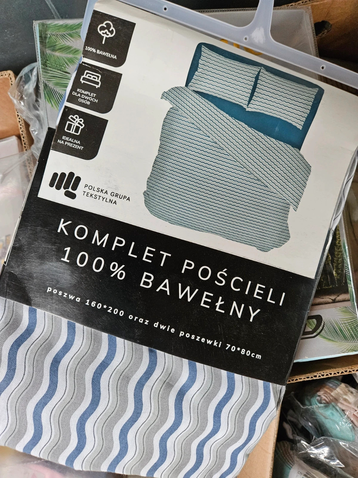 Zestaw pościeli 160x200 bawełna komplet