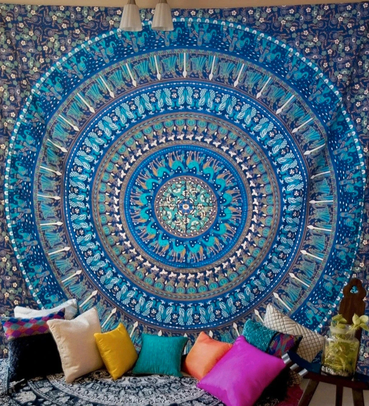 Mandala Gobelin Ścienny 210×220cm