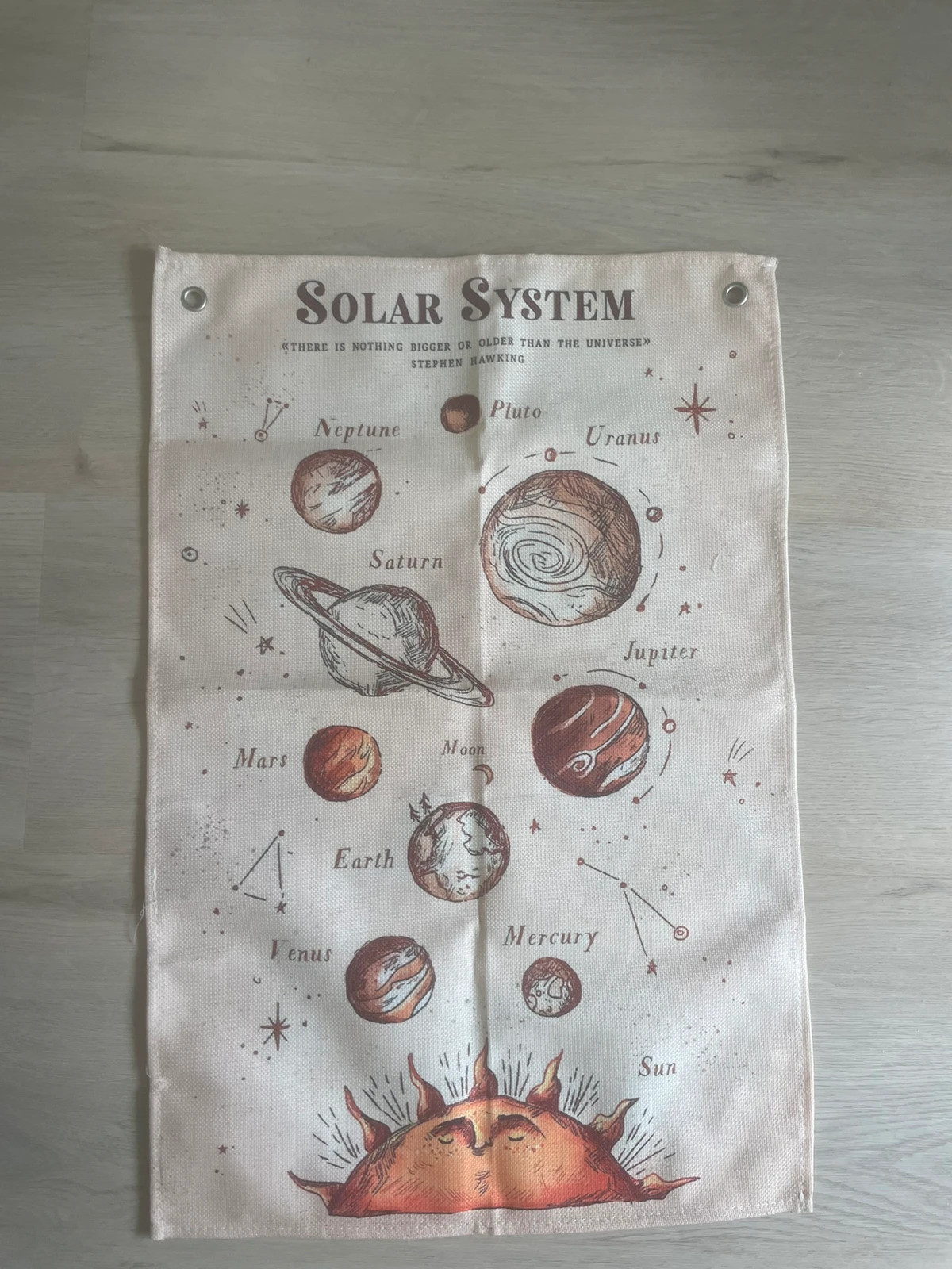 solar system tapestry