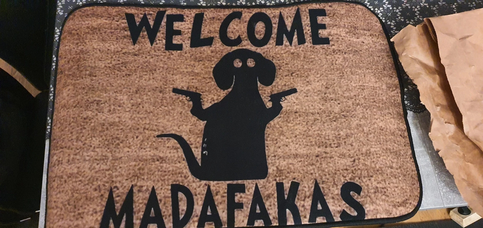 Nowa wycieraczka Welcome Madafakas